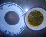 A picture of step 3 of Alabo and vegetable soup.