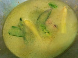 Soto ayam kuah kuning (tanpa santan)