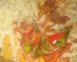 A picture of step 6 of Red sauce pasta.