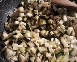 Foto del paso 3 de la receta Hamburguesas de ternera, berenjena, calabacín y cebolla