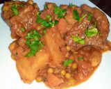 A picture of step 4 of Beef Stew with Potatoes and Peas.
