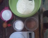 Foto langkah ke 1 dari resep Dadar gulung coklat isi cream+meises.