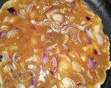 A picture of step 3 of Fries and egg with ketchup.