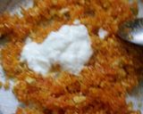 A picture of step 4 of Carrot ladoo.