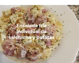 Foto del paso 10 de la receta: Ensalada fría individual de salchicha y patatas