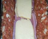 Foto del paso 6 de la receta: Pan de carne relleno con jamón y queso