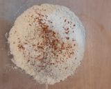 A picture of step 1 of Cappuccino loaf cake (eggless).