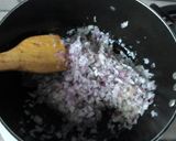 A picture of step 3 of Palak paneer bhurji.
