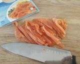 Spenótos, lazacos spagetti recept fázis 3 fotója