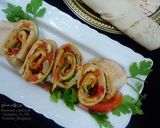 Foto langkah ke 4 dari resep Sandwich Gulung Isi Telur.