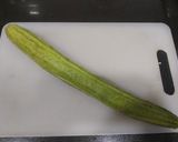 A picture of step 1 of Turai ki chutney.
