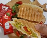 عکس مرحله 12 از دستور پنینی مرغ و سبزیجات