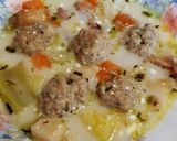 Ínyenc húsgombóc leves recept fázis 4 fotója