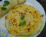 A picture of step 6 of Egg Dosa.