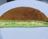 Foto langkah ke 5 dari resep Easy Martabak Pandan Keju Keto.