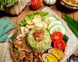 Foto langkah ke 8 dari resep Nasi Uduk Hijau Betawi.