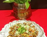 A picture of step 3 of Kala Chana Salad.