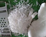 Hình bước làm 3 của món Cốm dẹp trộn dừa