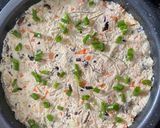 Hình bước làm 2 của món Chả chay hấp