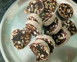A picture of step 15 of #bandhan# khajur ke dry fruits roll.