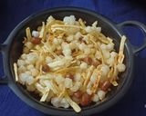 A picture of step 3 of Nylon sabudana chivda.