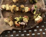 तंदूरी वेजटेबल्स पनीर टिक्का (tandoori vegetables paneer tikka recipe in Hindi) रेसिपी चरण 7 फोटो