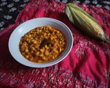 A picture of step 3 of Corn curry.