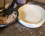 Foto del paso 5 de la receta: Tarta de jamón y puerro glaseado (sin azúcar)