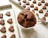 Foto langkah ke 4 dari resep Basic Cookies Cokelat Eggless.