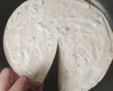 Foto del paso 3 de la receta Wrap de hamburguesa, bacon y queso roquefort