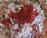 A picture of step 4 of Murmura bhel.