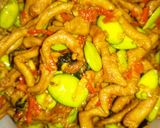 Foto langkah ke 5 dari resep Usus Ayam Pedas.