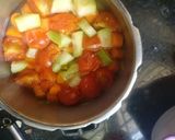 A picture of step 1 of Veg soup.