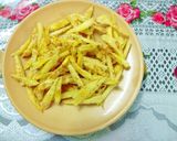 A picture of step 5 of Rj special French fries in microwave.