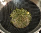 A picture of step 5 of Dahi Bhindi.
