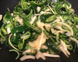Foto del paso 2 de la receta: RAJAS “ENTRE SEGUNDA Y TERCERA CUERDA”