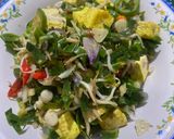 Foto langkah ke 2 dari resep Tumis Daun Kencur Cabe Gendot.