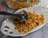 Фото кроку 5 до Салат из куриной грудки и свежими овощами.