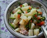 A picture of step 9 of Russian salad.
