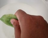A picture of step 4 of Besan stuffed karela(bitter gourds).