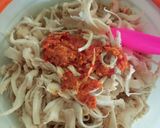 Foto langkah ke 2 dari resep Pepes tahu dan jamur.
