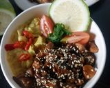 Foto langkah ke 5 dari resep Rice bowl Chicken Teriyaki.