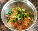A picture of step 5 of Sattu Chilla.