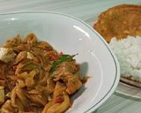 Foto langkah ke 9 dari resep Tumis Jamur Tahu Sederhana.