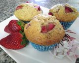รูปขั้นตอนการทำที่ 7 ของ Whole wheat strawberry muffins ❌sugar | โฮลวีทสตรอว์เบอร์รีมัฟฟิน ❌น้ำตาล ❌เนย