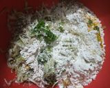 A picture of step 1 of Louki Paratha.