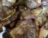 A picture of step 3 of Potato pakodi.