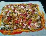 Foto del paso 5 de la receta Pizza Jordi, Cocina en directo Cookpad