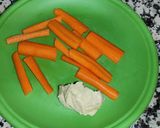 Foto del paso 2 de la receta Snack de zanahoria con hummus
