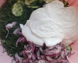 عکس مرحله 3 از دستور سالاد خیار وشوید🥒🧄🥗